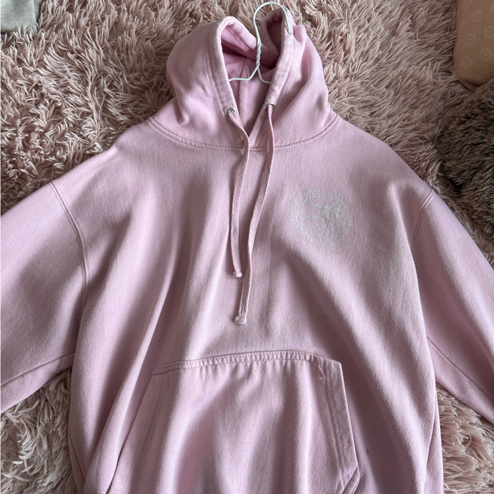 Pink Hoodie with Front Pocket